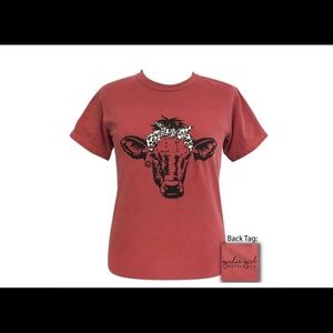 Leopard bandana cow shirt